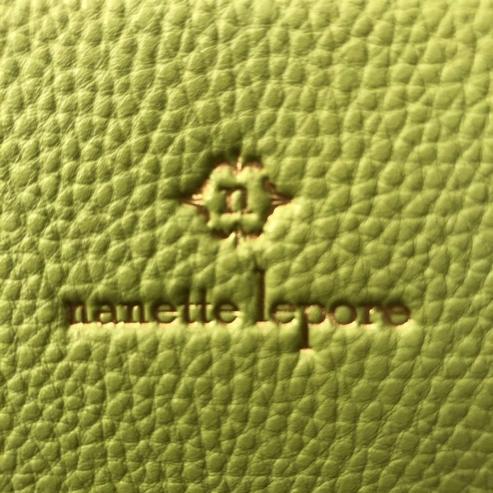 Nenette Lepore Vegan leather Green Tote Purse - Picture 3 of 12